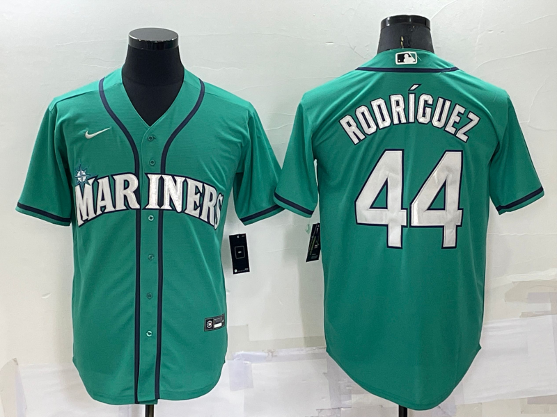 Men's Seattle Mariners Julio Rodriguez #44 Green Baseball Jersey